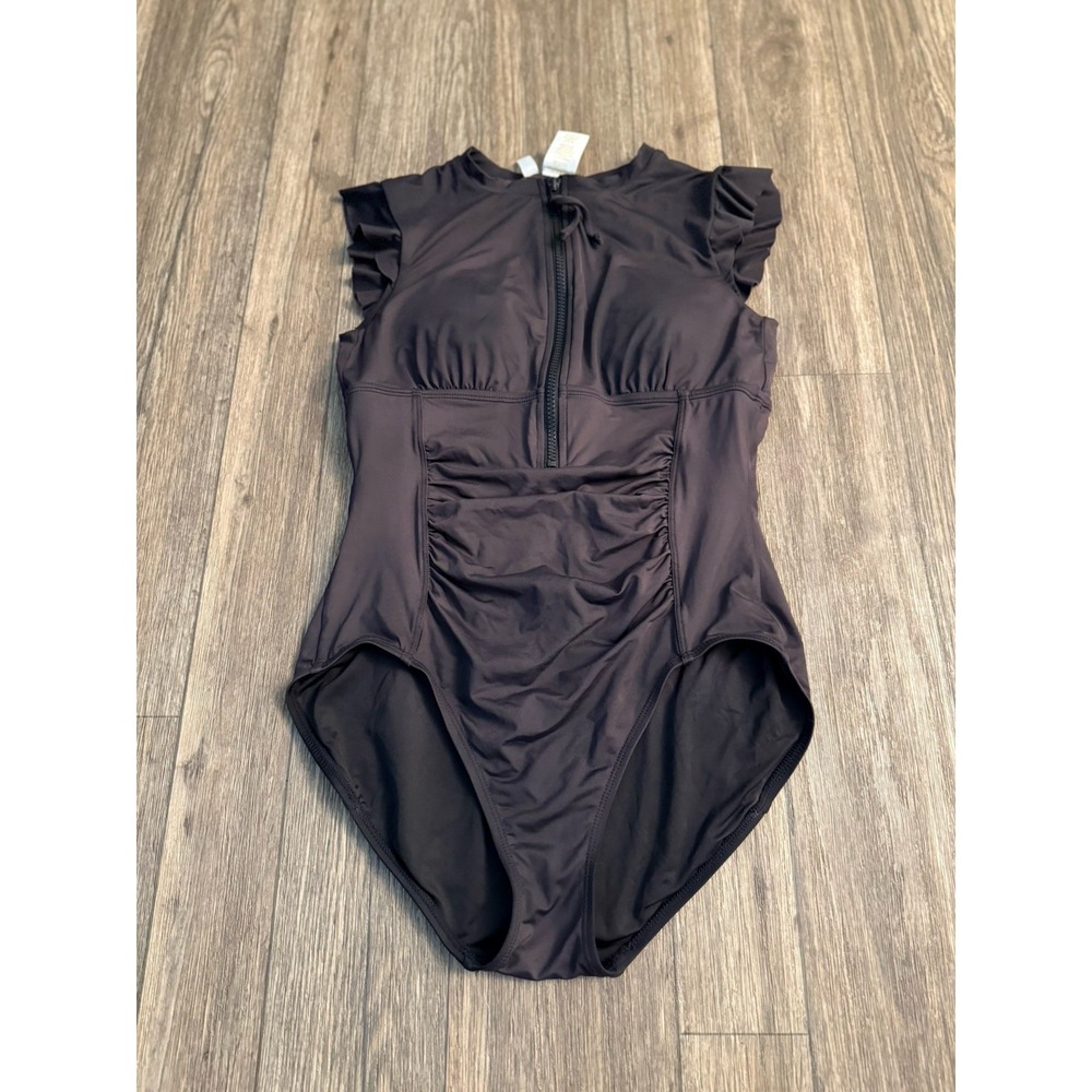 Anne Cole Women's‎ One Piece Swimsuit Size 6 Black